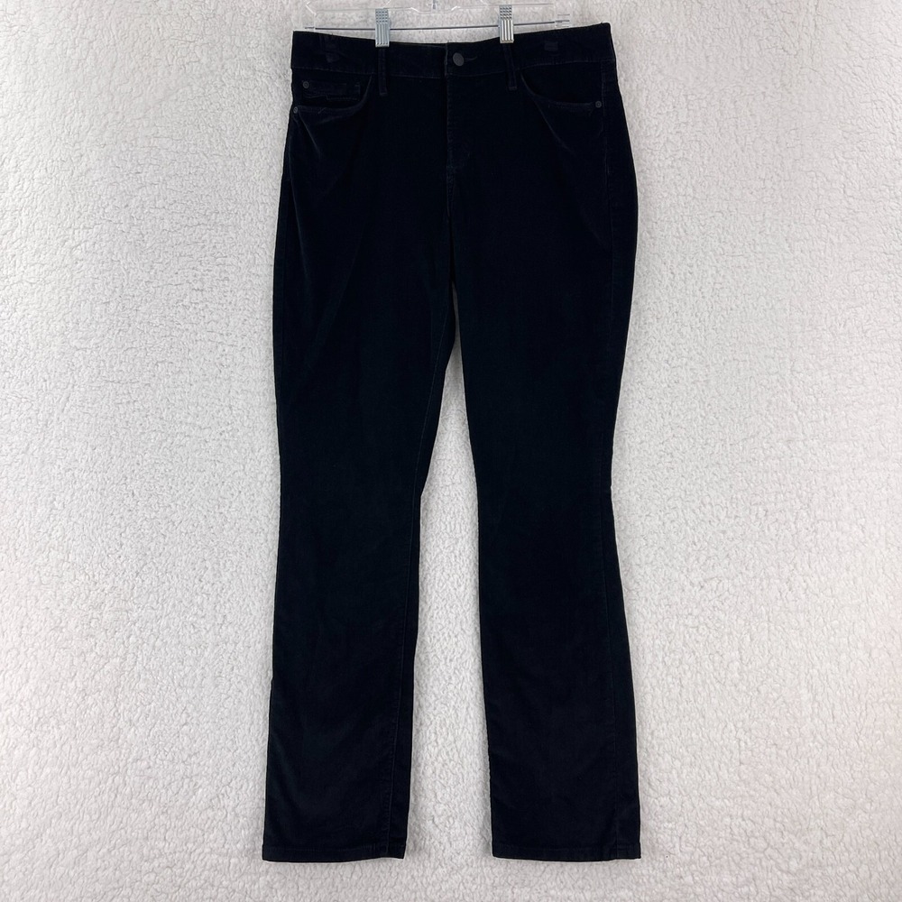 NYDJ Pants Womens Size 8‎ Blacking Legging Corduroy Mid-Rise Casual Stretch